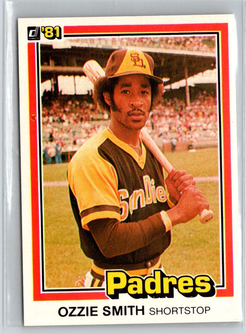 1981 Donruss #1 Ozzie Smith V50