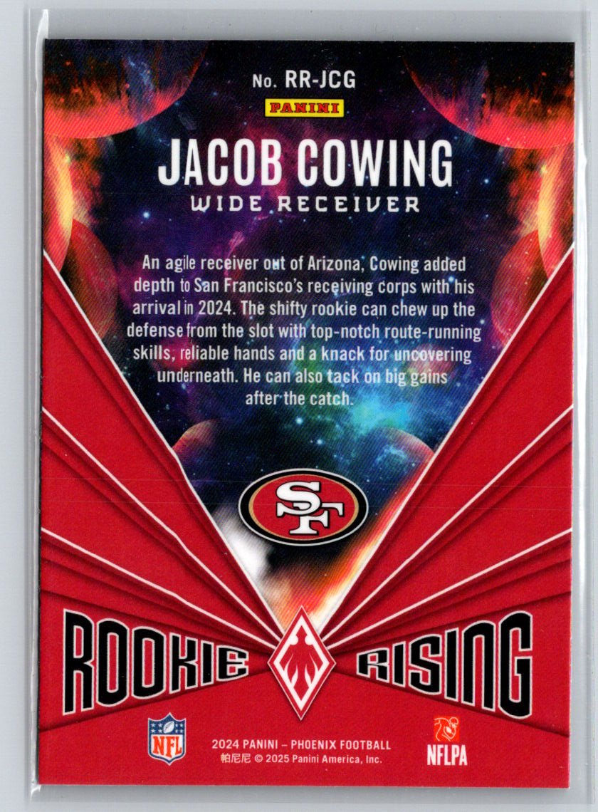 2024 Panini Phoenix #RR-JCG Jacob Cowing Rookie Rising V50