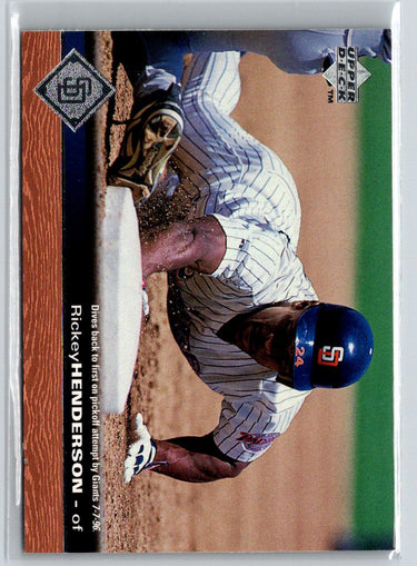 1997 Upper Deck #494 Rickey Henderson V51