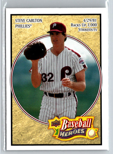 2008 Upper Deck Baseball Heroes #139 Steve Carlton V52