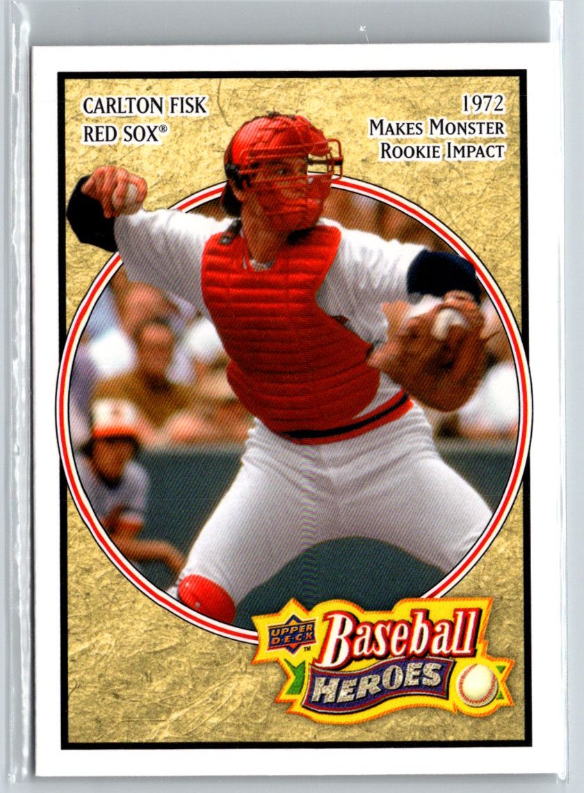 2008 Upper Deck Baseball Heroes #32 Carlton Fisk Beige #/299 V52