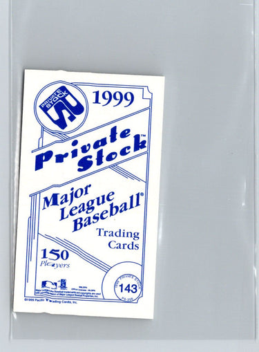 1999 Pacific Private Stock #143 Omar Vizquel PS-206 V52