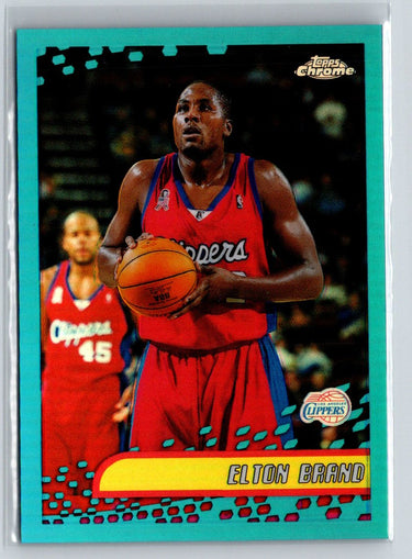 2001-02 Topps Chrome #42 Elton Brand Refractors V53