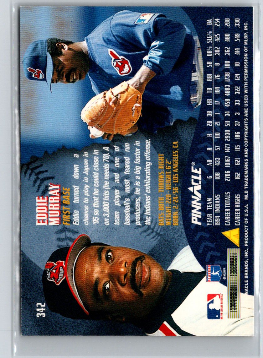 1995 Pinnacle #342 Eddie Murray V53