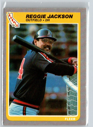 1985 Fleer #303 Reggie Jackson V53