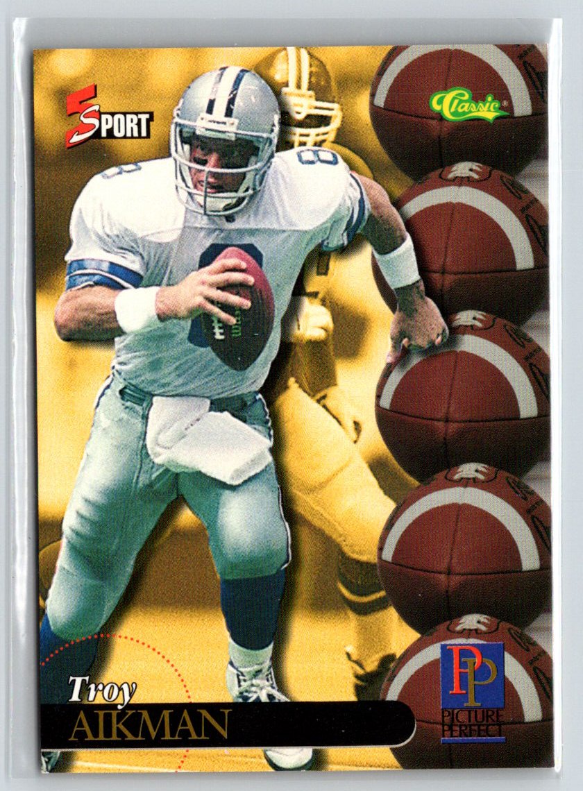 1995 Classic Five Sport #195 Troy Aikman V54