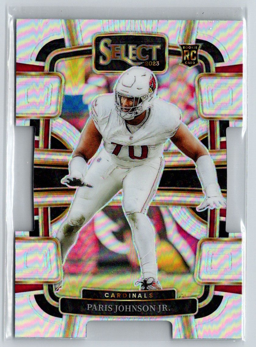 2023 Panini Select #3 Paris Johnson Jr. Silver Prizms V54