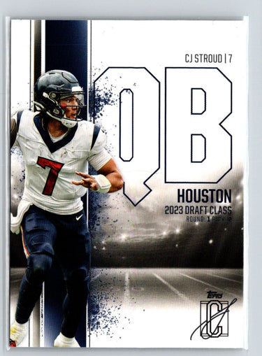 2024 Topps Signature Class #18 CJ Stroud V55