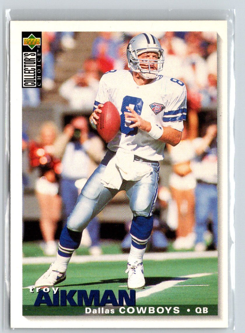 1995 Collector's Choice #66 Troy Aikman V55
