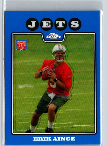 2008 Topps Chrome #TC174 Erik Ainge Blue Refractors V56