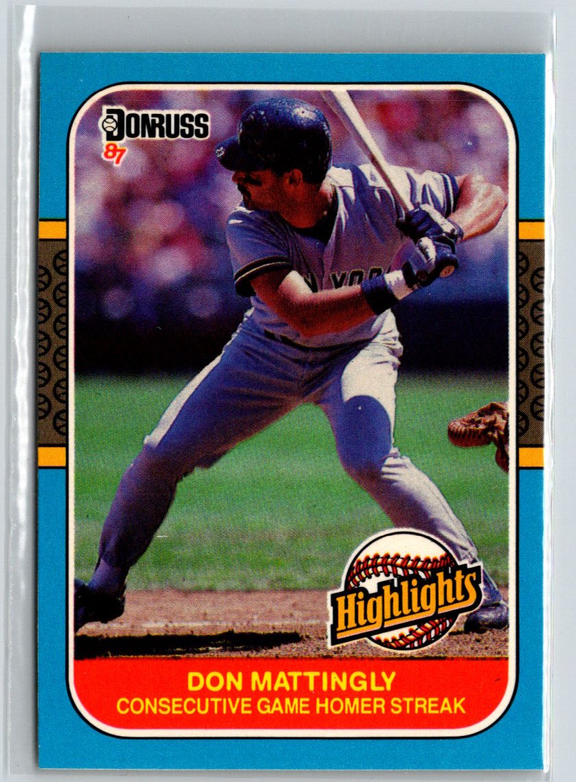 1987 Donruss Highlights #17 Don Mattingly V57