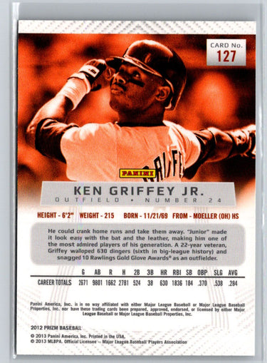 2012 Panini Prizm #127 Ken Griffey Jr. V58