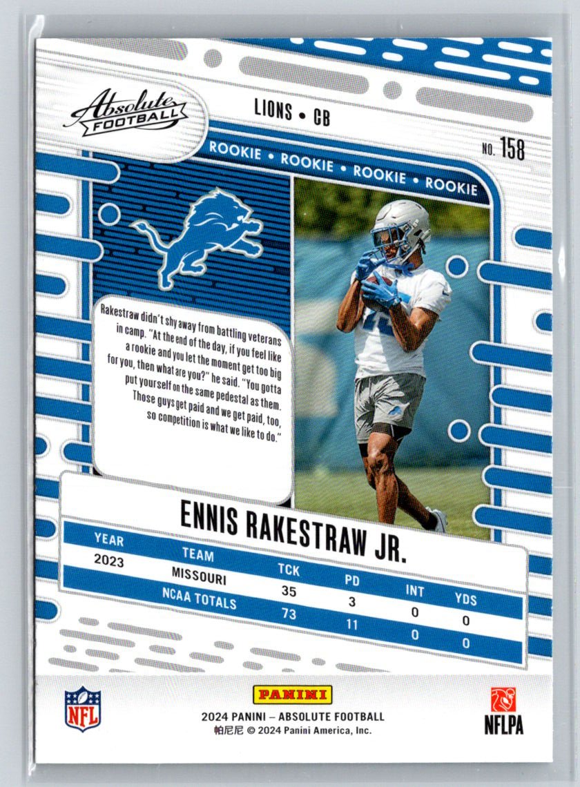 2024 Panini Absolute #158 Ennis Rakestraw Jr. Retail V58