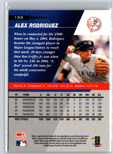2005 Leaf #133 Alex Rodriguez V58