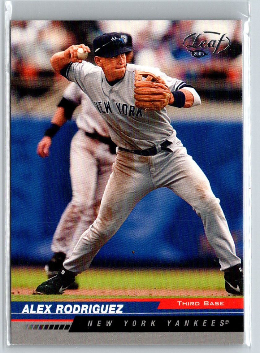 2005 Leaf #133 Alex Rodriguez V58