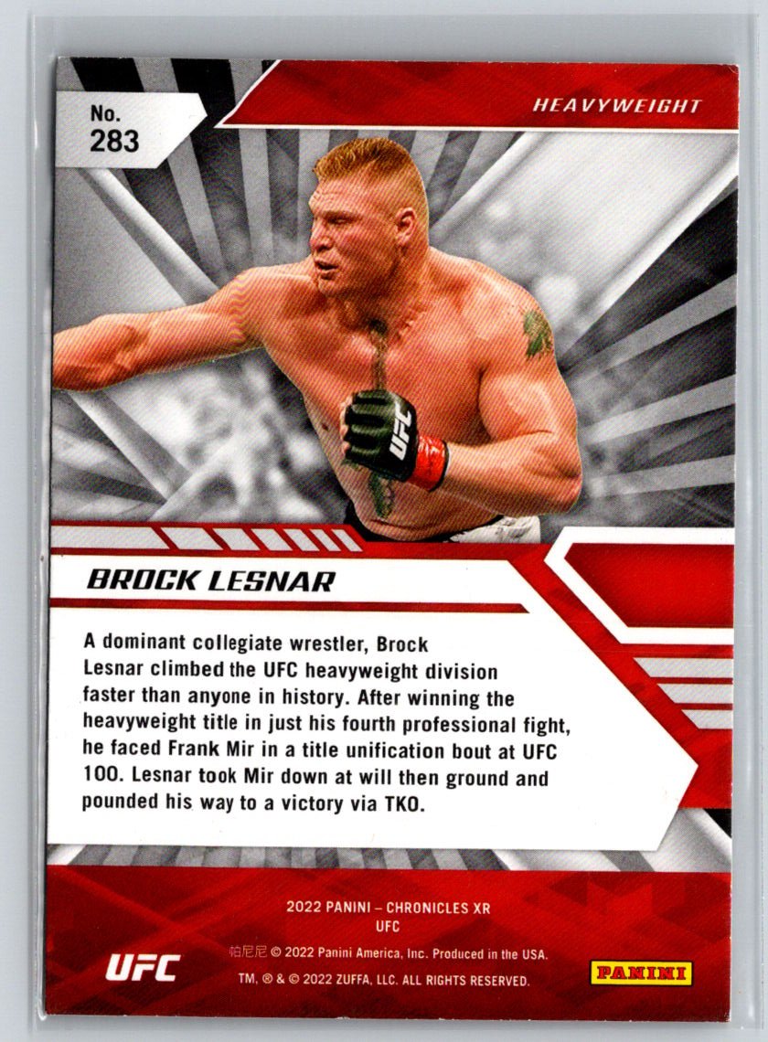 2022 Panini Chronicles UFC #283 Brock Lesnar V58