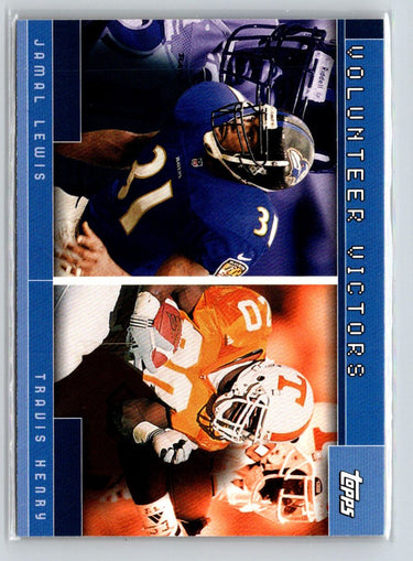 2001 Topps #TC3 Volunteer Victors (Jamal Lewis / Travis Henry) Combos V59