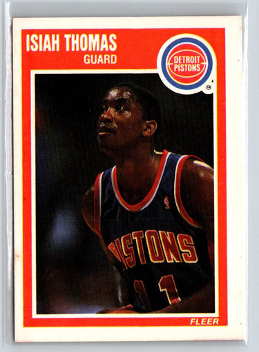 1989-90 Fleer #50 Isiah Thomas V60