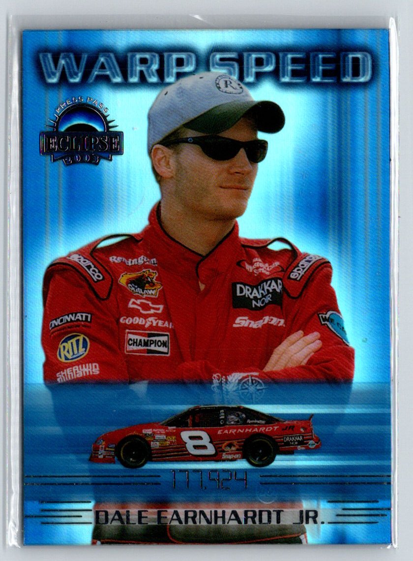 2003 Press Pass Eclipse #WS 2 Dale Earnhardt Jr. Warp Speed V60