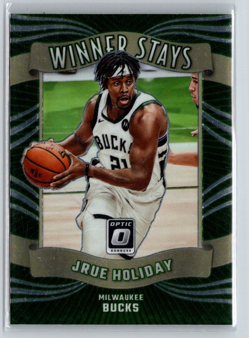 2023-24 Donruss Optic #9 Jrue Holiday Winner Stays V60