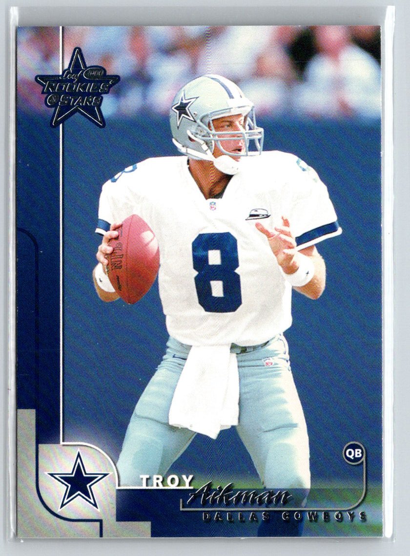 2000 Leaf Rookies & Stars #24 Troy Aikman V61