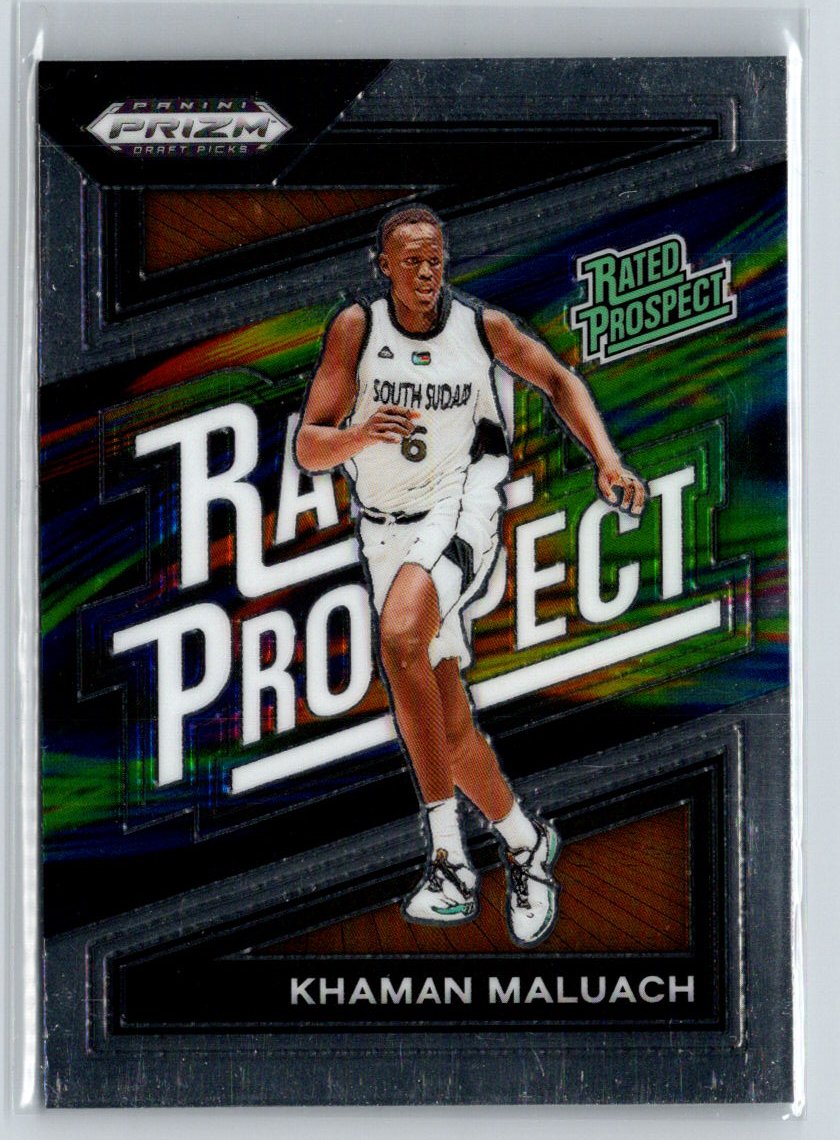 2024 Panini Prizm Draft Picks #16 Khaman Maluach Rated Prospect V61