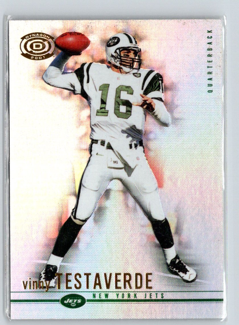 2001 Pacific Dynagon #66 Vinny Testaverde Premiere Date #/135 V61