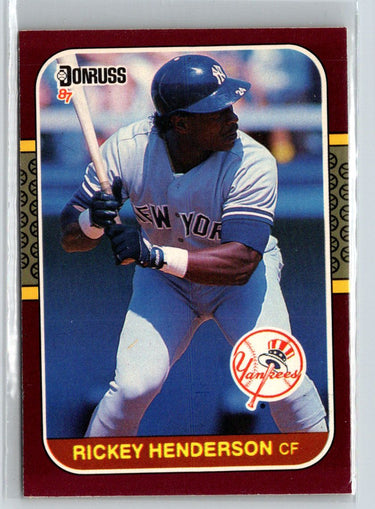 1987 Donruss Opening Day #248 Rickey Henderson V62