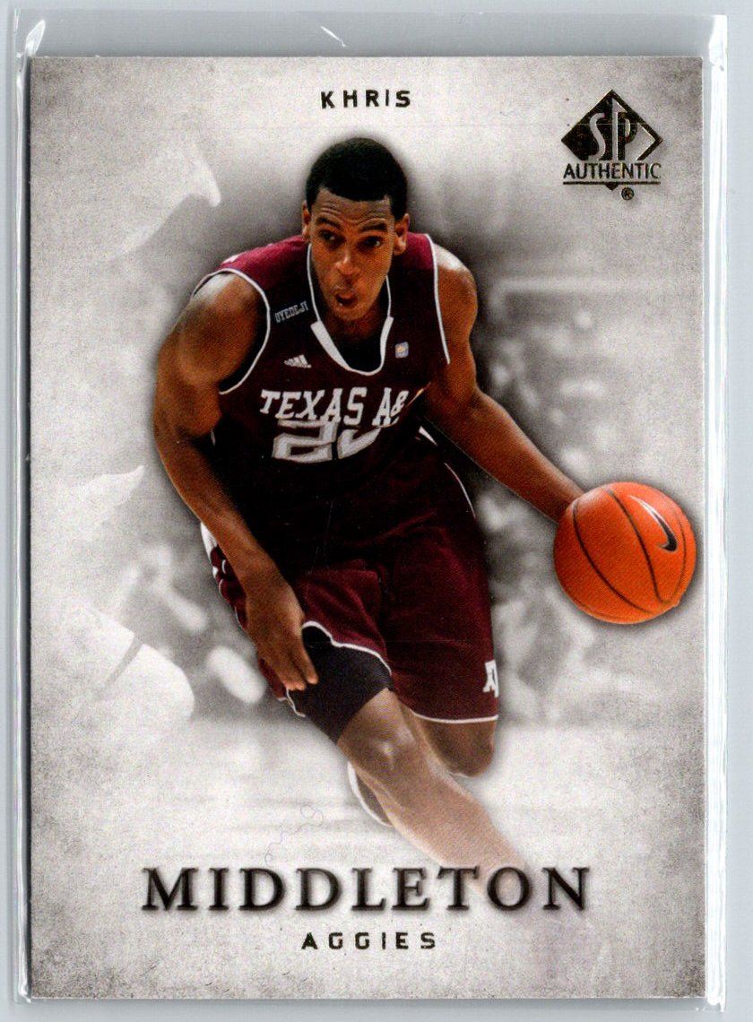 2012-13 SP Authentic #35 Khris Middleton V62