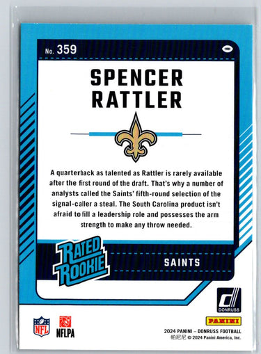 2024 Donruss #359 Spencer Rattler V62
