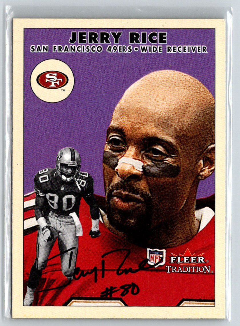 2000 Fleer Tradition #72 Jerry Rice V62