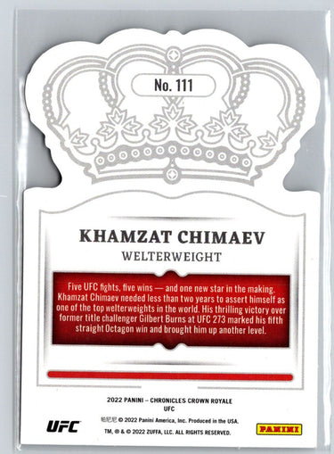 2022 Panini Chronicles UFC #111 Khamzat Chimaev V63