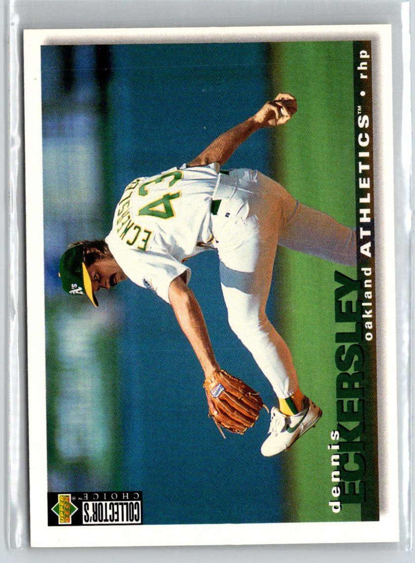 1995 Collector's Choice #134 Dennis Eckersley V63