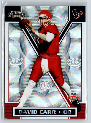 2002 Pacific Exclusive #192 David Carr Retail Unsigned Rookies V63