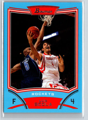 2008-09 Bowman #28 Luis Scola Blue #/499 V63