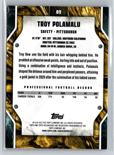 2024 Topps Resurgence #89 Troy Polamalu V64