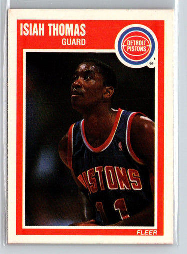 1989-90 Fleer #50 Isiah Thomas V64