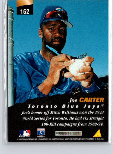 1996 Pinnacle #162 Joe Carter V64