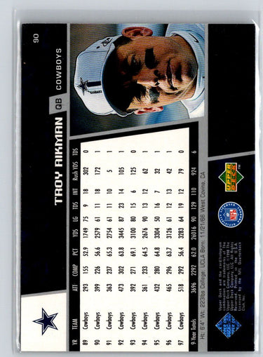 1998 Upper Deck #90 Troy Aikman V65