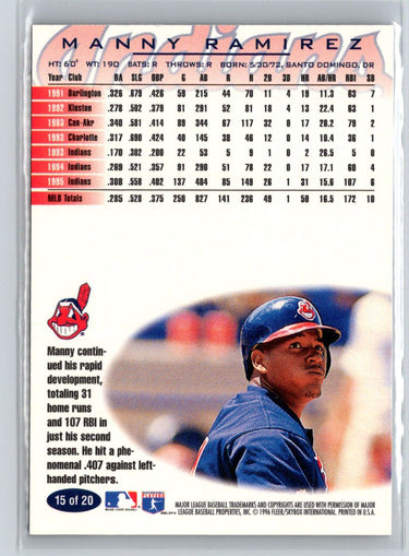 1996 Fleer #99 Manny Ramirez V65