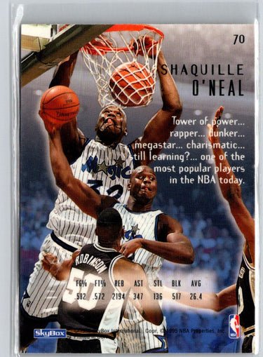 1994-95 SkyBox E-Motion #70 Shaquille O'Neal V67