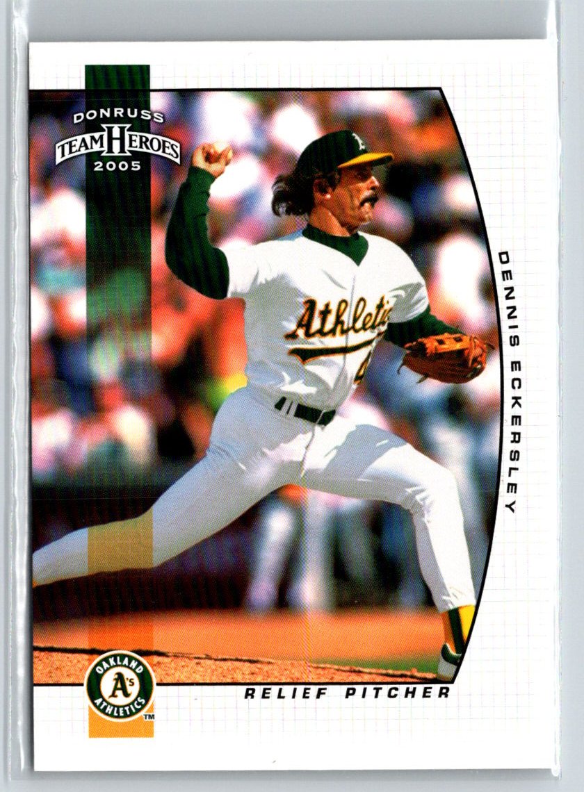 2005 Donruss Team Heroes #225 Dennis Eckersley V67