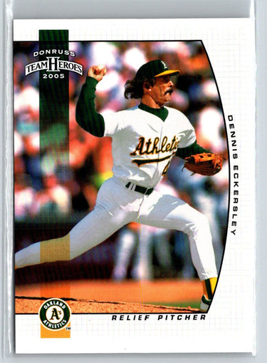 2005 Donruss Team Heroes #225 Dennis Eckersley V67