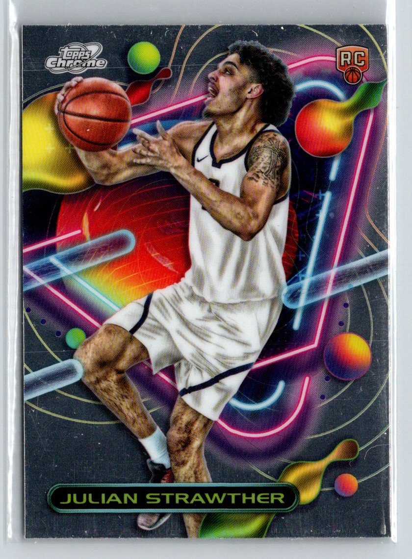 2023-24 Topps Chrome Cosmic #176 Julian Strawther V68