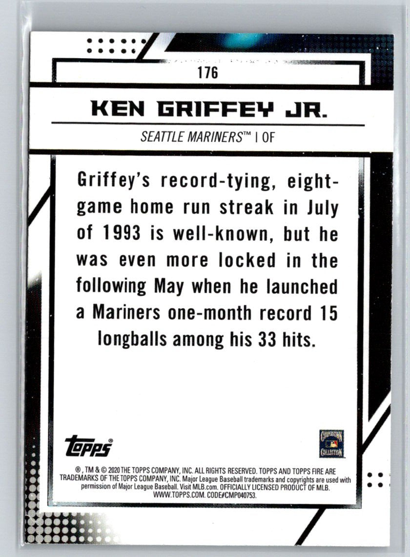 2020 Topps Fire #176 Ken Griffey Jr. V68