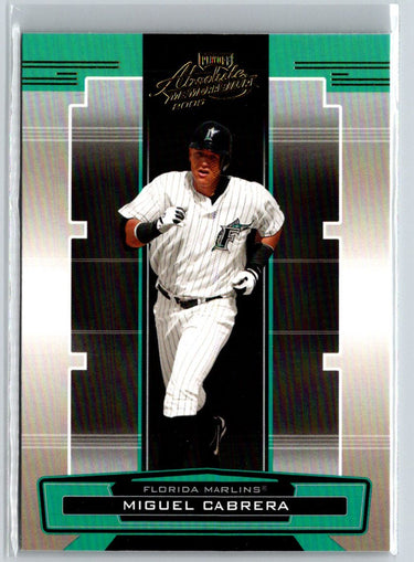 2005 Playoff Absolute Memorabilia #70 Miguel Cabrera Retail Gold V68