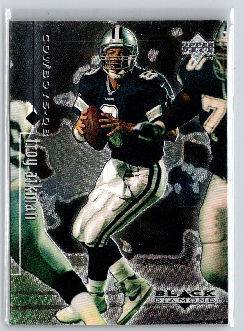 1998 Upper Deck Black Diamond Rookie Edition #22 Troy Aikman V68