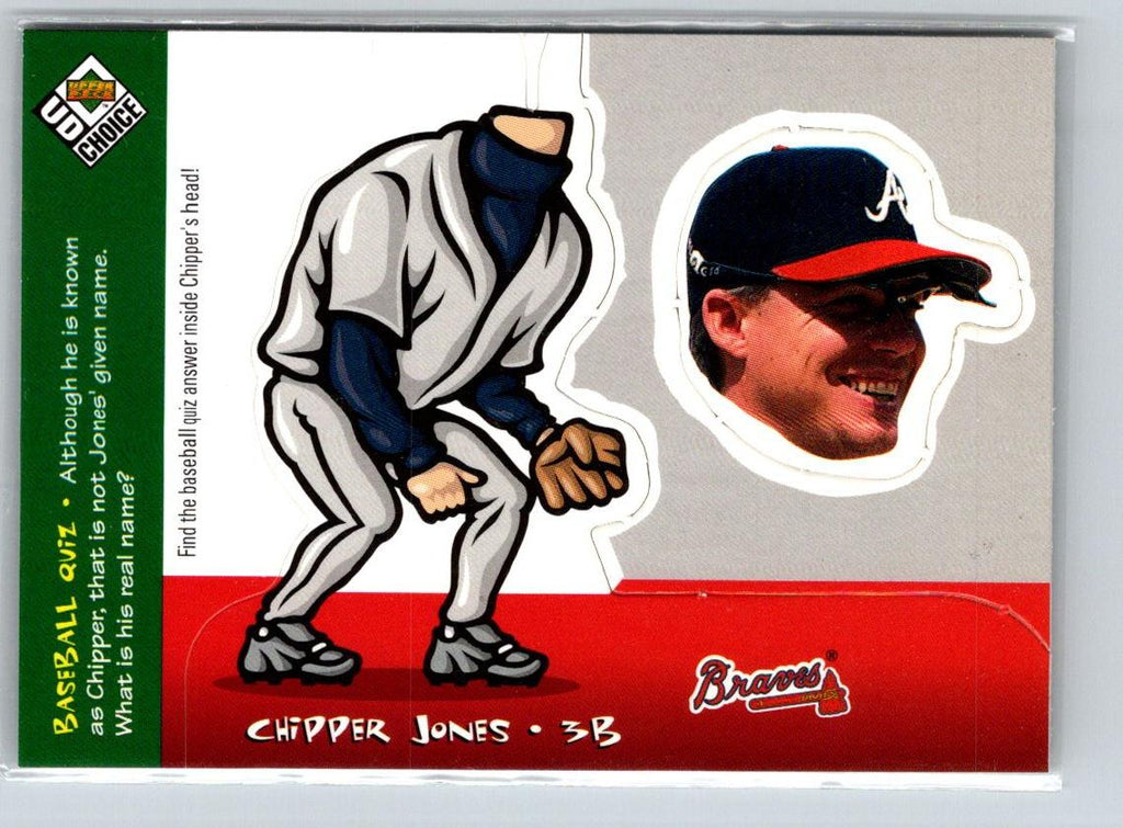 1999 UD Choice #3 Chipper Jones Mini Bobbing Head V69