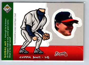 1999 UD Choice #3 Chipper Jones Mini Bobbing Head V69
