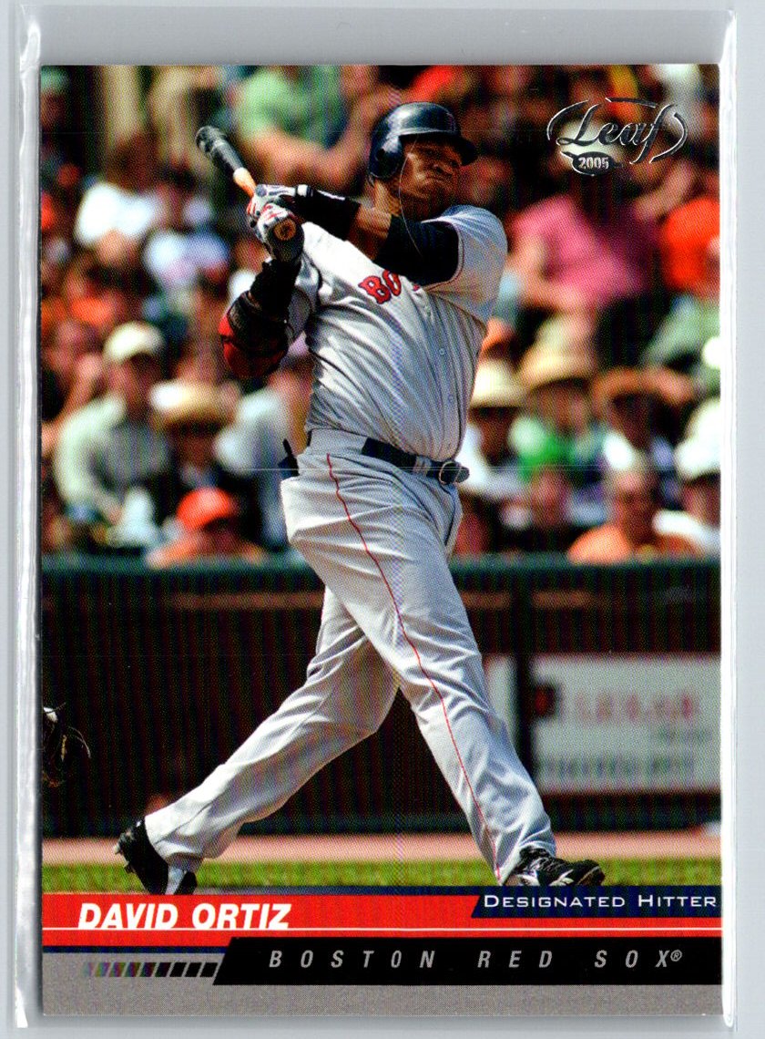 2005 Leaf #31 David Ortiz V69